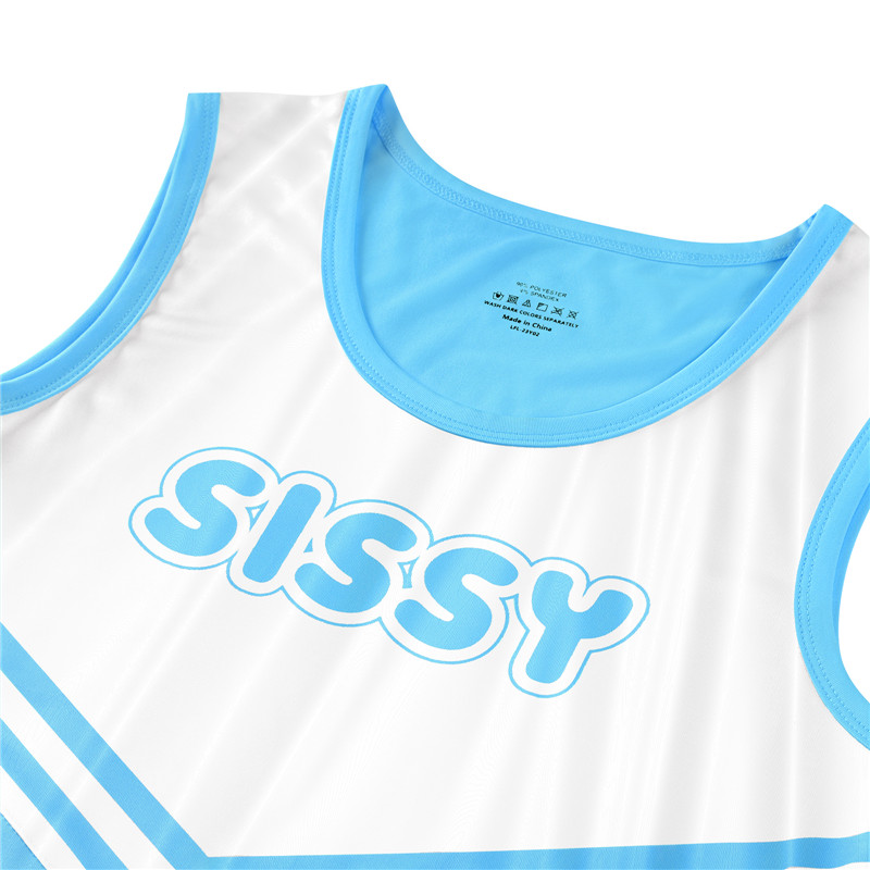 Cheer Mini Dress Blue - Image 8