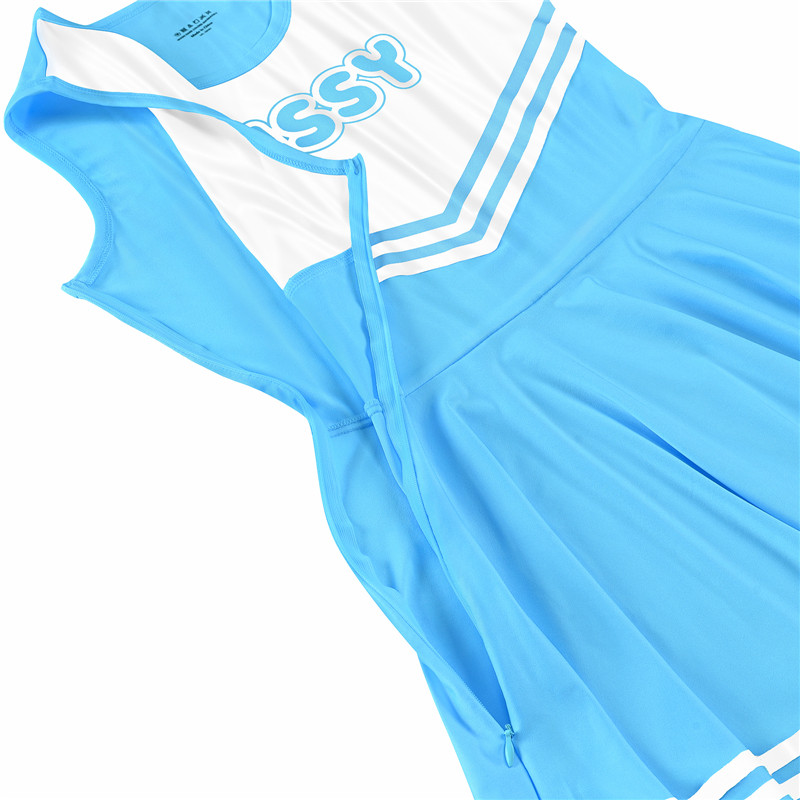 Cheer Mini Dress Blue - Image 11
