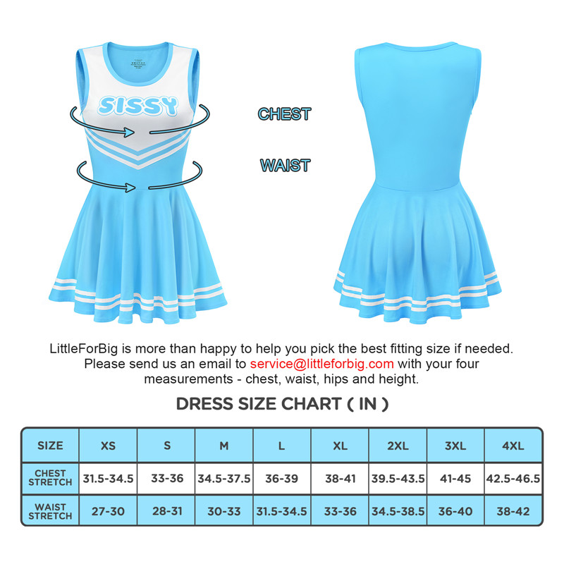 Cheer Mini Dress Blue - Image 4