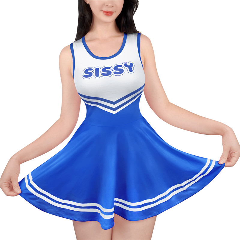 Cheer Mini Dress Dark Blue - Image 2