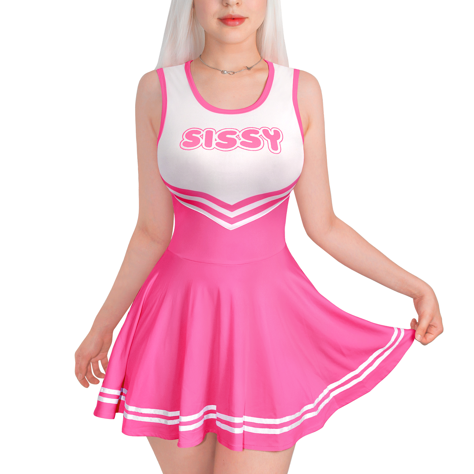 Cheer Mini Dress Rose