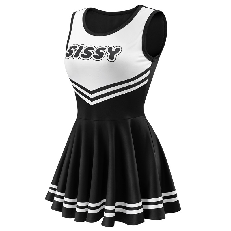Cheer Mini Dress Black - Image 7