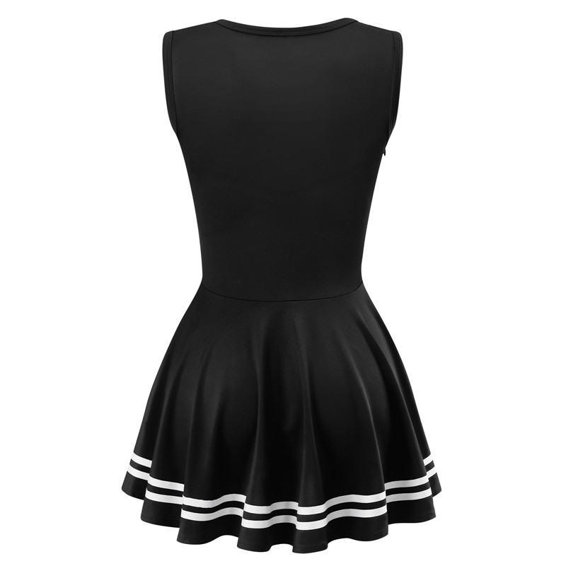 Cheer Mini Dress Black - Image 8