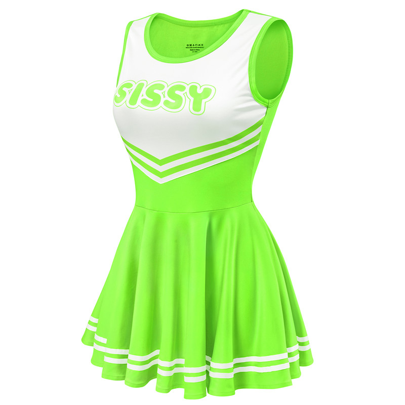 Cheer Mini Dress Green - Image 2