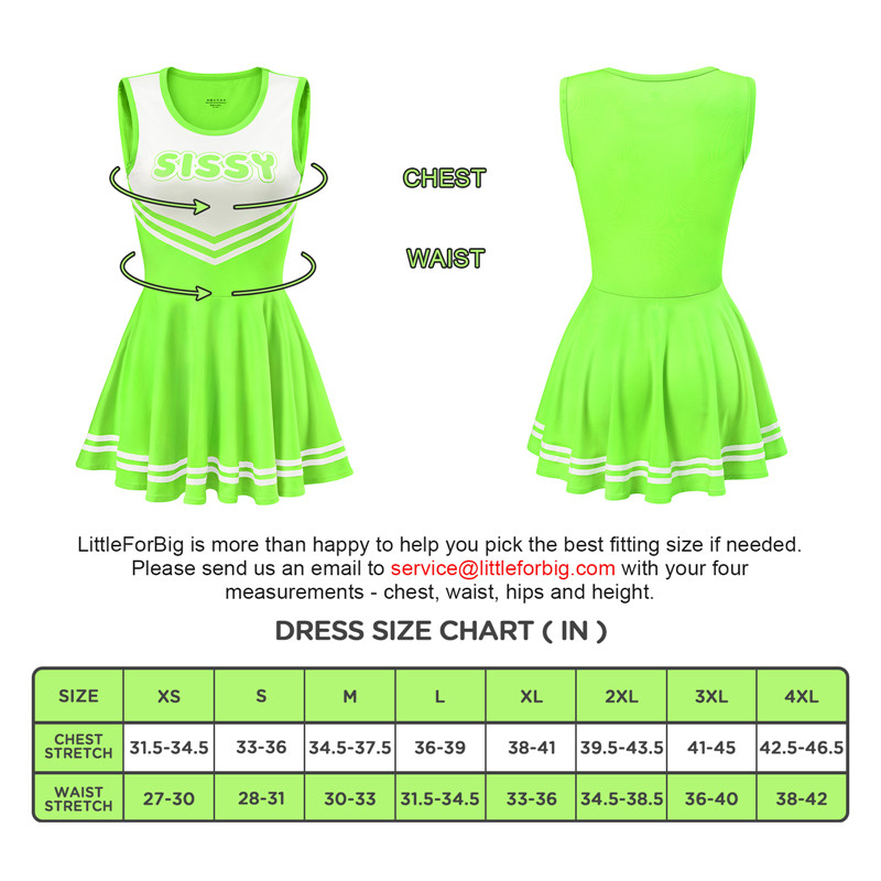 Cheer Mini Dress Green - Image 4