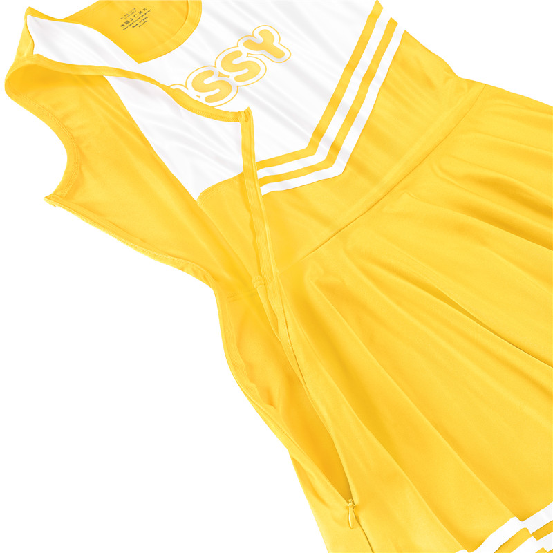 Cheer Mini Dress Yellow - Image 9