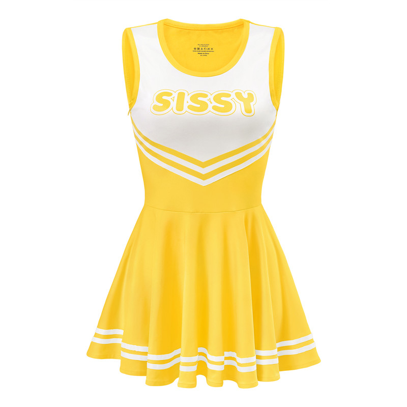 Cheer Mini Dress Yellow - Image 5