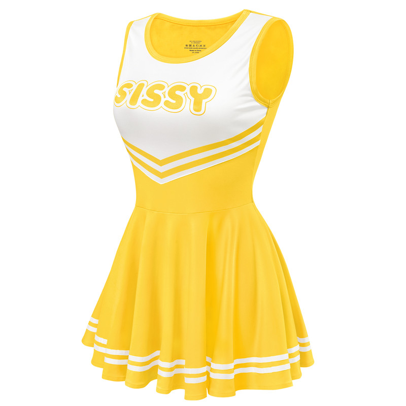 Cheer Mini Dress Yellow - Image 6