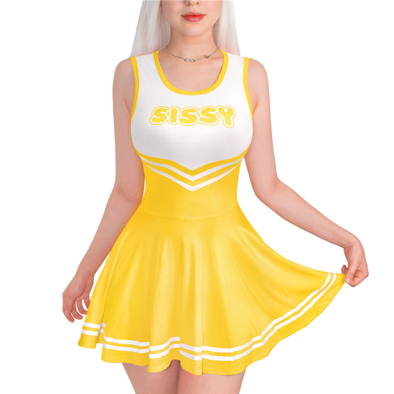 Cheer Mini Dress Yellow