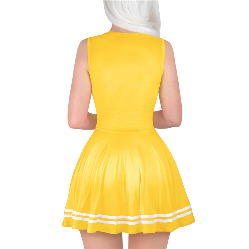 Cheer Mini Dress Yellow - Image 3