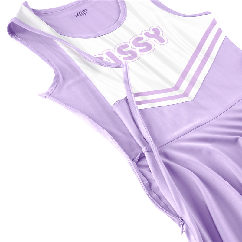 Cheer Mini Dress Purple - Image 12