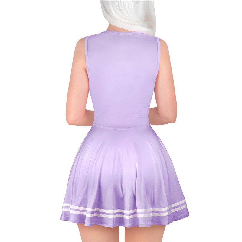 Cheer Mini Dress Purple - Image 3