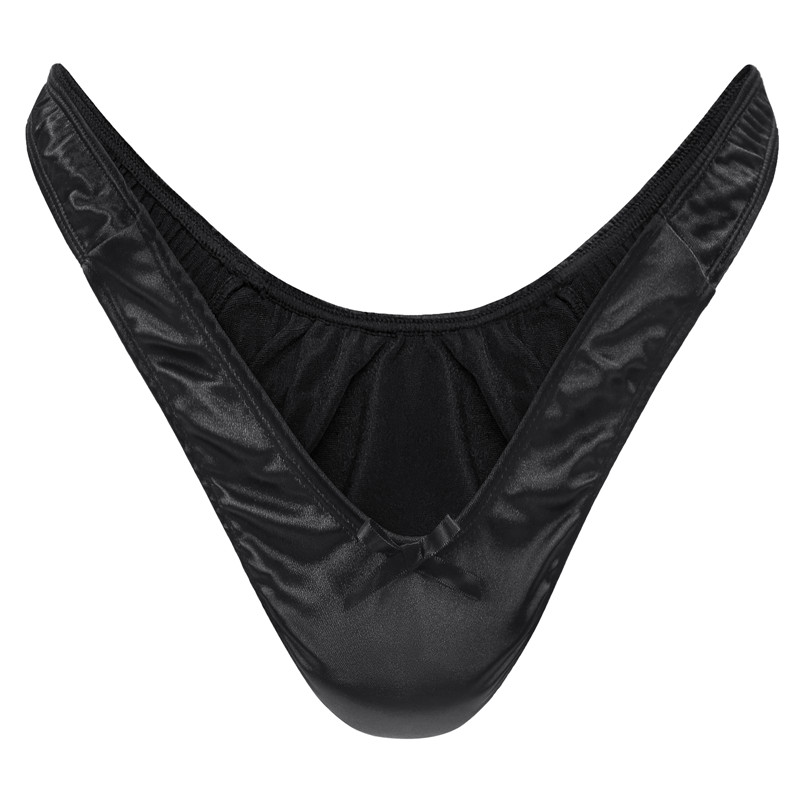 Little Secret Thong Tucking Gaff Panties Black