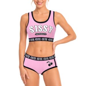Camisole and Panties Sports Bralette Set
