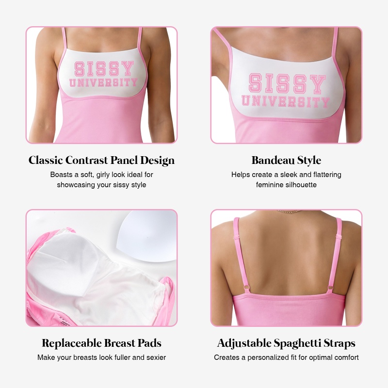Pink Bustier Faux Two-Piece Silky Bodycon Slip Dress - Image 5