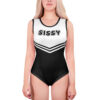 Cheer Onesie Bodysuit Black