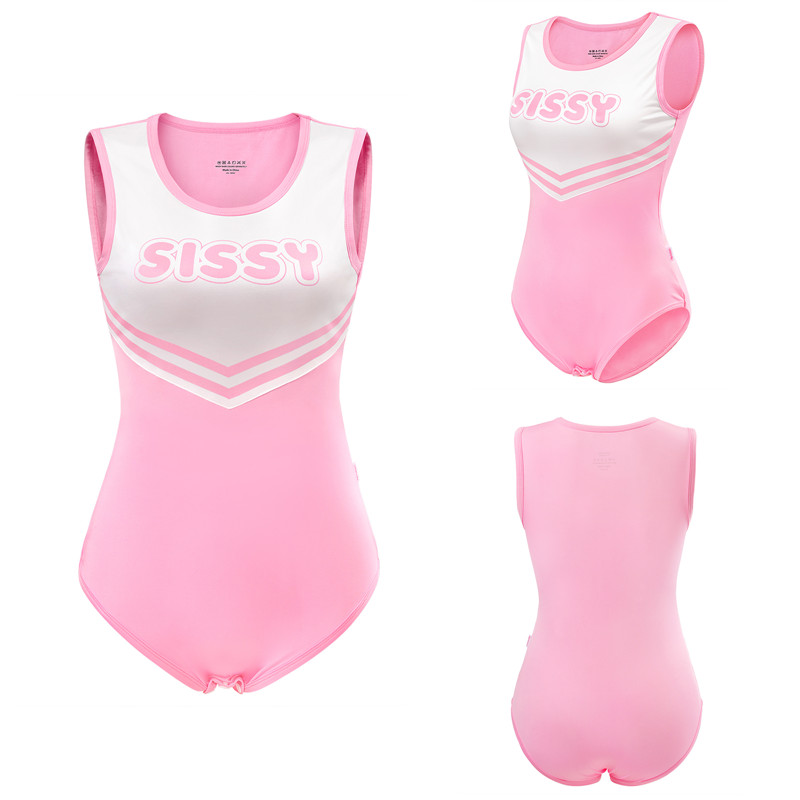Cheer Onesie Bodysuit Pink - Image 5
