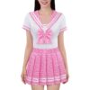 Schoolgirl Onesie Skirt Set