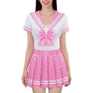 Schoolgirl Onesie Skirt Set