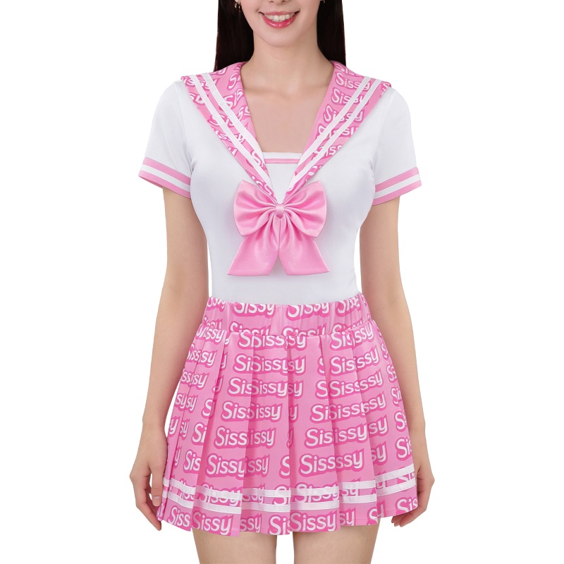 Schoolgirl Onesie Skirt Set