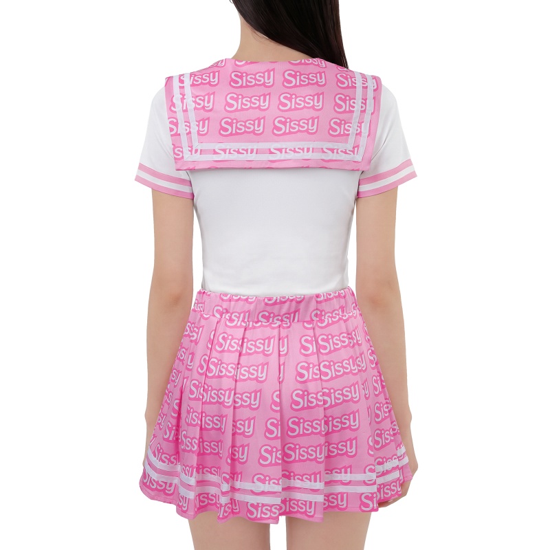Schoolgirl Onesie Skirt Set - Image 2