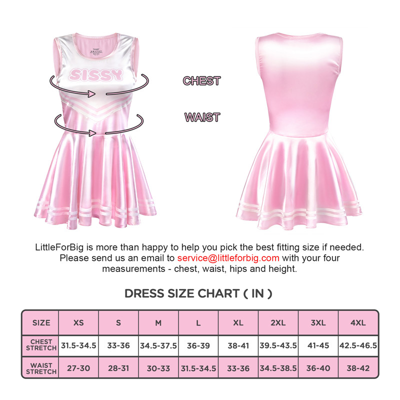 Shiny Satin Cheer Mini Dress Pink - Image 4