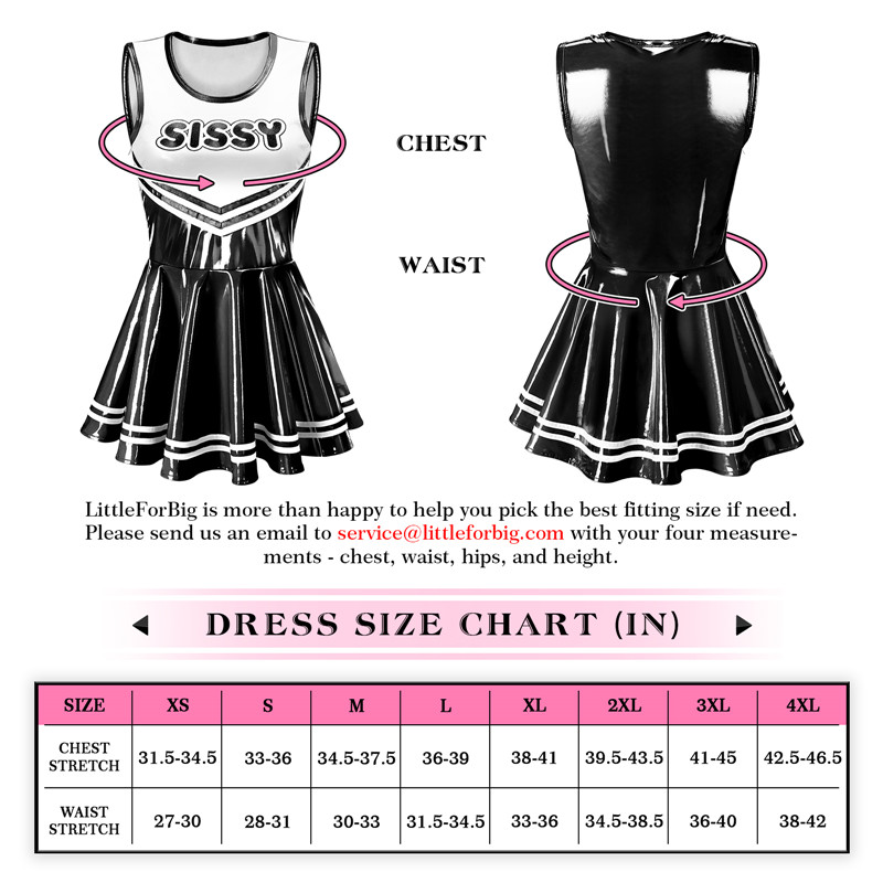 Cheer Faux Leather Shiny Mini Dress Black - Image 4