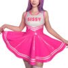 Cheer Faux Leather Shiny Mini Dress