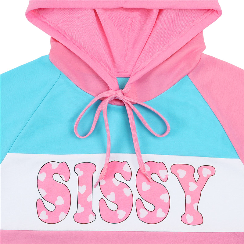 Pastel Cropped Hoodie Sweatshirt - Image 9