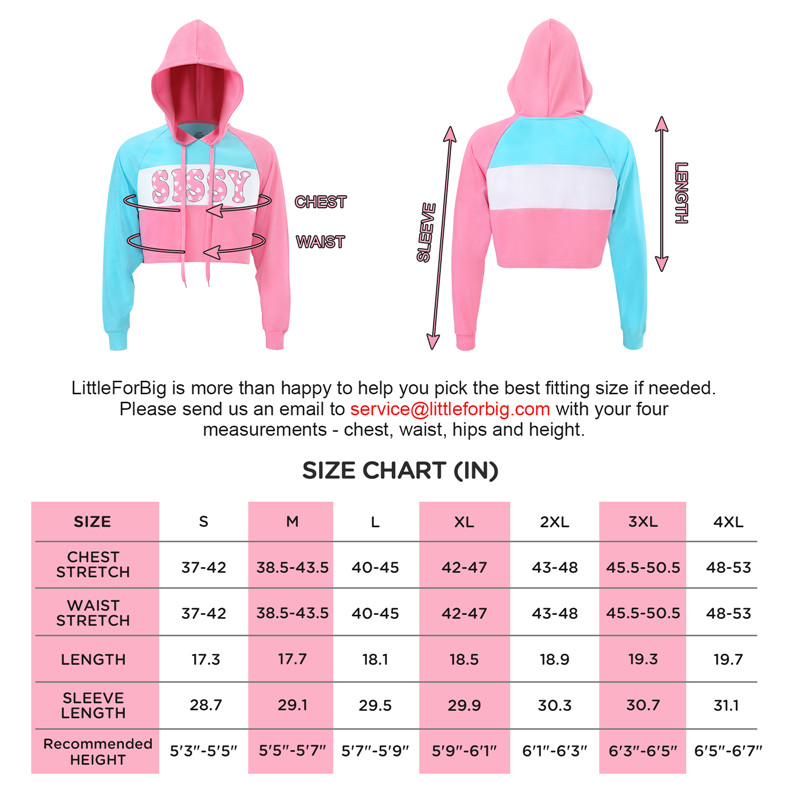 Pastel Cropped Hoodie Sweatshirt - Image 4