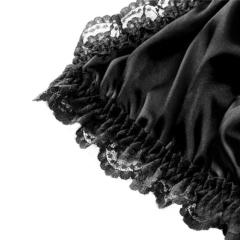 Lacy Frill Bralette Black - Image 8
