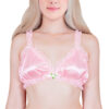 Lacy Frill Bralette Pink