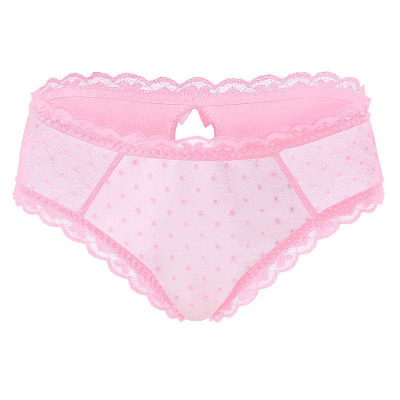 Sissy Cheeky Tucking Gaff Panties Pink - Image 6
