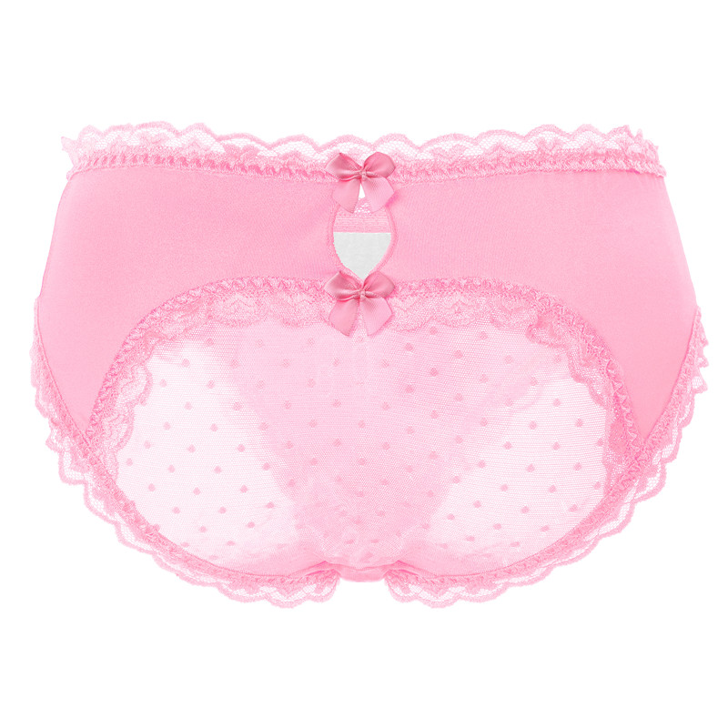 Sissy Cheeky Tucking Gaff Panties Pink - Image 7