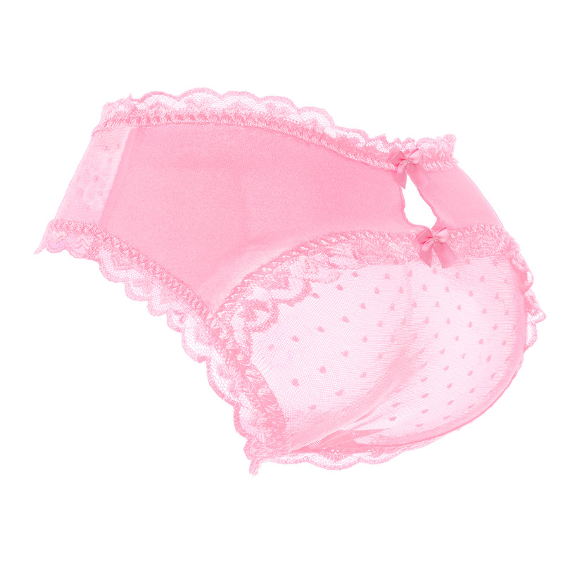Sissy Cheeky Tucking Gaff Panties Pink - Image 8