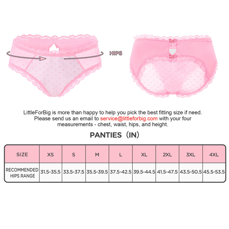 Sissy Cheeky Tucking Gaff Panties Pink - Image 4