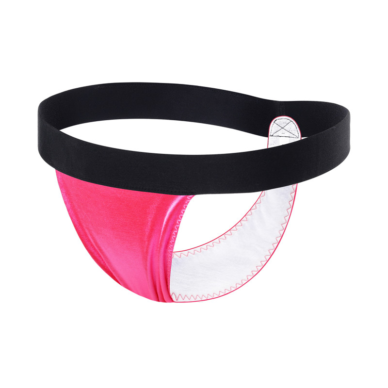 Wider Straps Thong Tucking Gaff Panties Hot Pink - Image 7