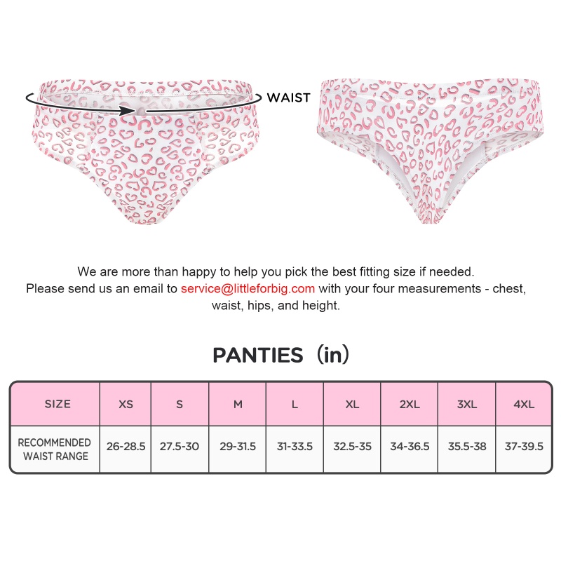 Hearts Print Pattern Mesh Tucking Gaff Brazilian Cheeky Panties - Image 4