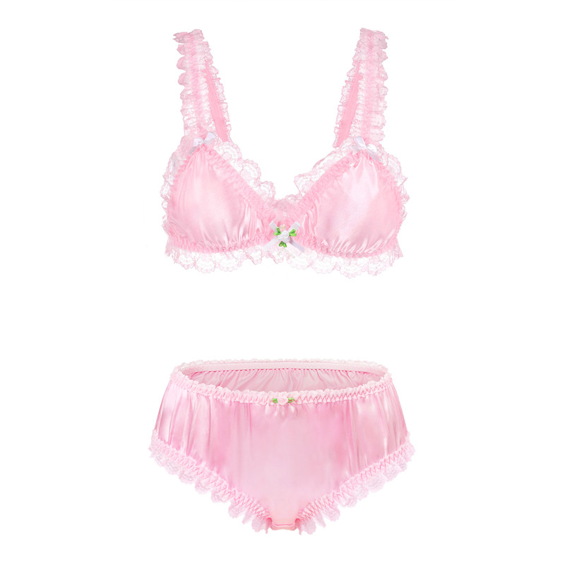 Sissy Lacy Frill Bralette Set - Image 8