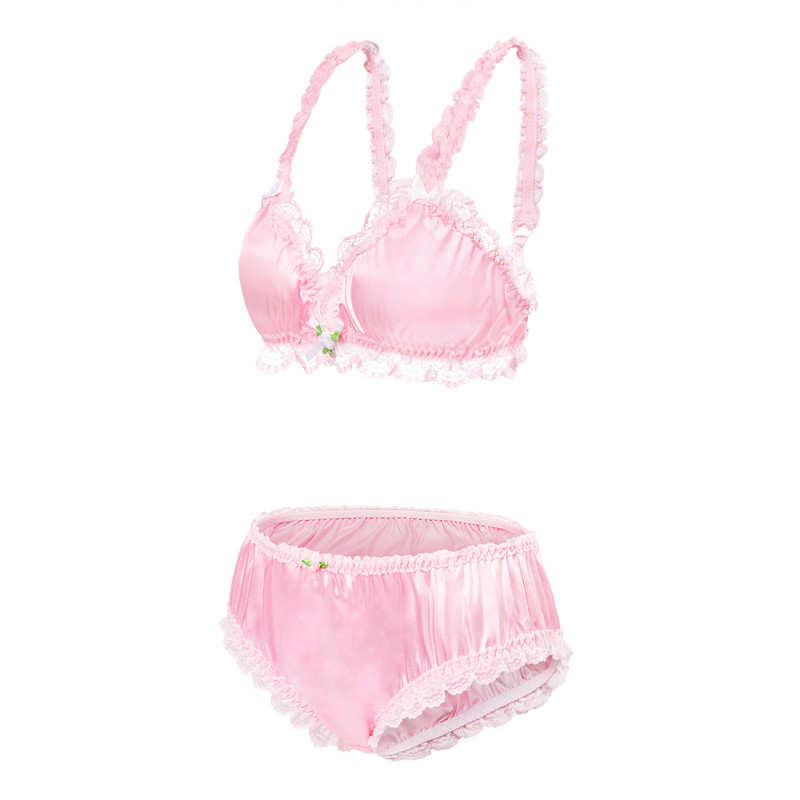 Sissy Lacy Frill Bralette Set - Image 9