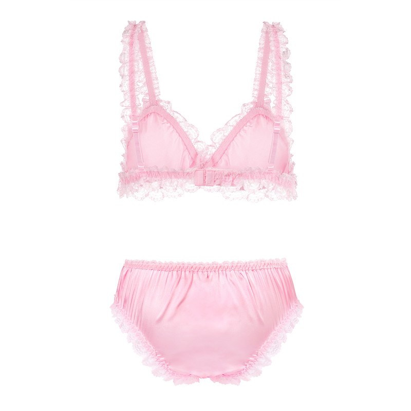 Sissy Lacy Frill Bralette Set - Image 10
