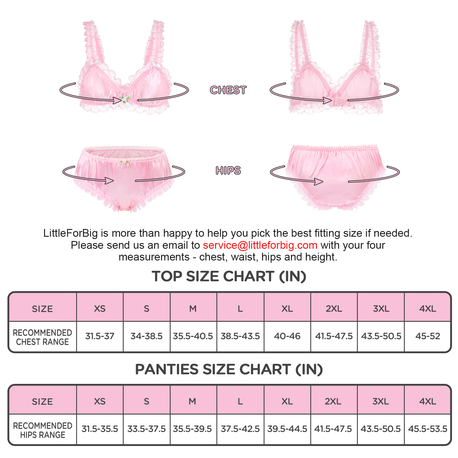 Sissy Lacy Frill Bralette Set - Image 4