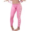 Y2K Thong Strap Camel Toe Pad Tucking Gaff Yoga Pants Leggings Athletic Stripe