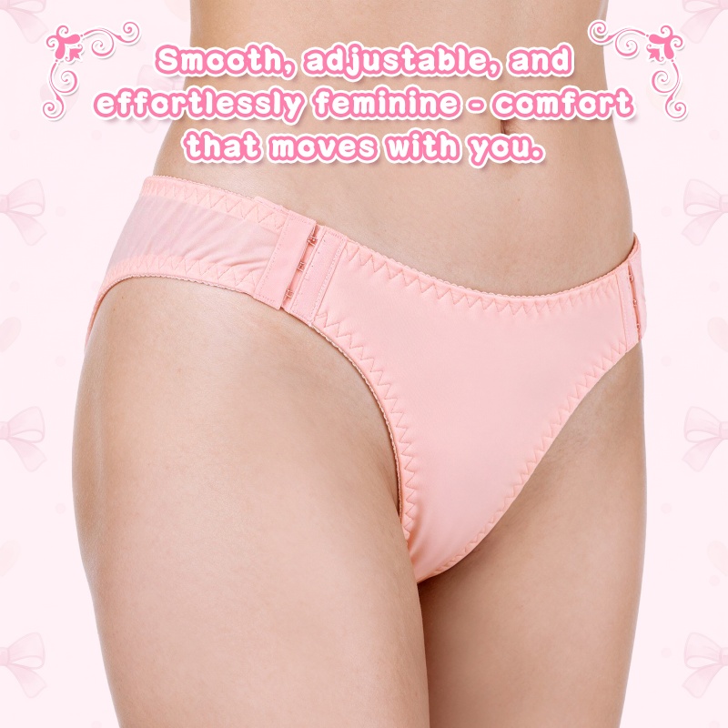 Perfect Fit Adjustable Sissy Tucking Gaff Brazilian Cheeky Panties - Image 5