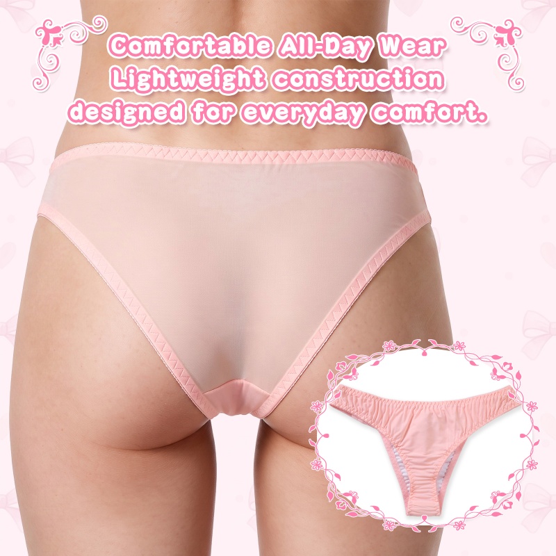 Perfect Fit Adjustable Sissy Tucking Gaff Brazilian Cheeky Panties - Image 6