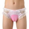 SissyUniversity Lace Frill Camel Toe Tucking Gaff Panties
