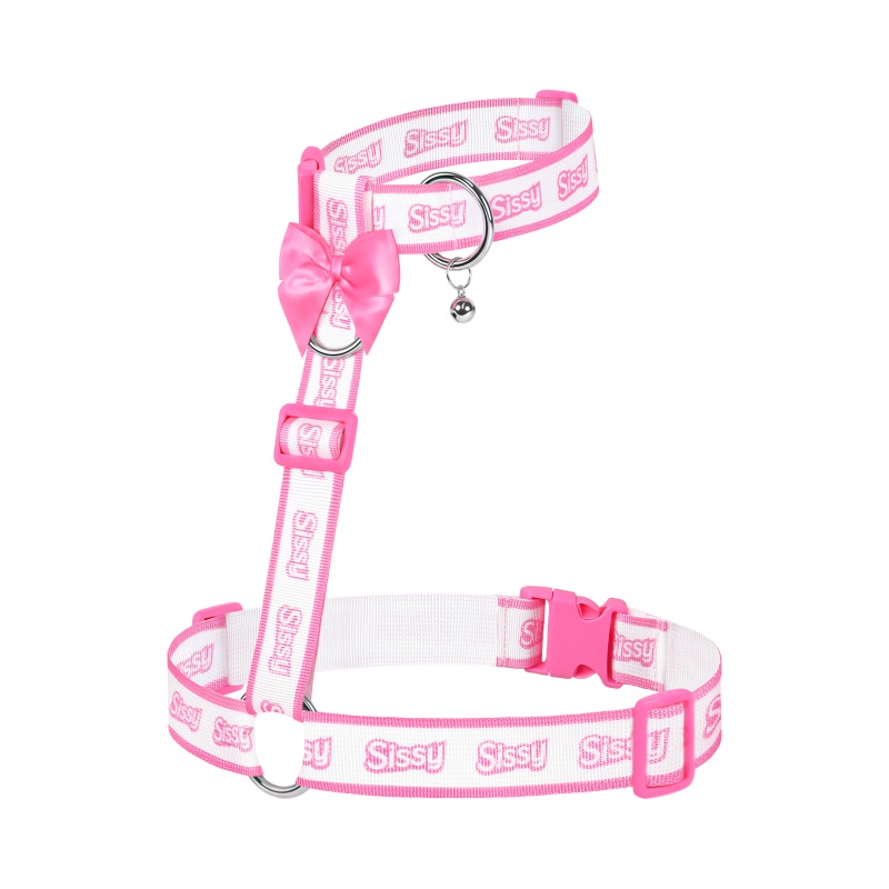 Furry Petplay Collared Chest Harness - Image 6