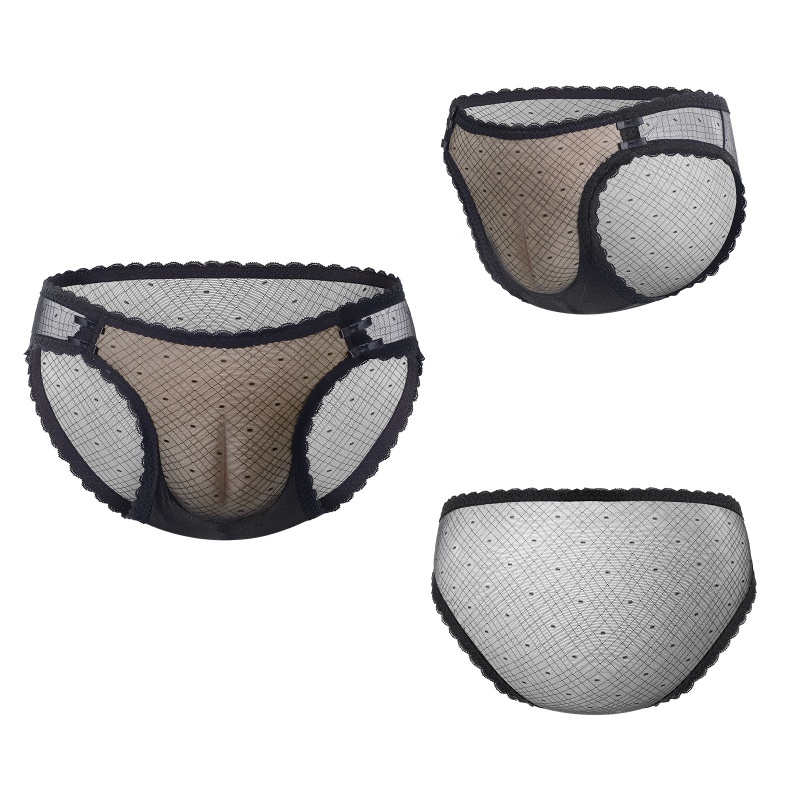 Camel Toe See-through Tucking Gaff Panties - Image 5