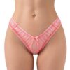 Little Secret See-through V-shape High Leg Plastic Thong Panties