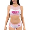 Cheer SissyUniversity Peekaboo Bralette Set